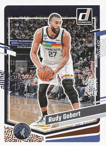 2023-24 Donruss Basketball Rudy Gobert #16