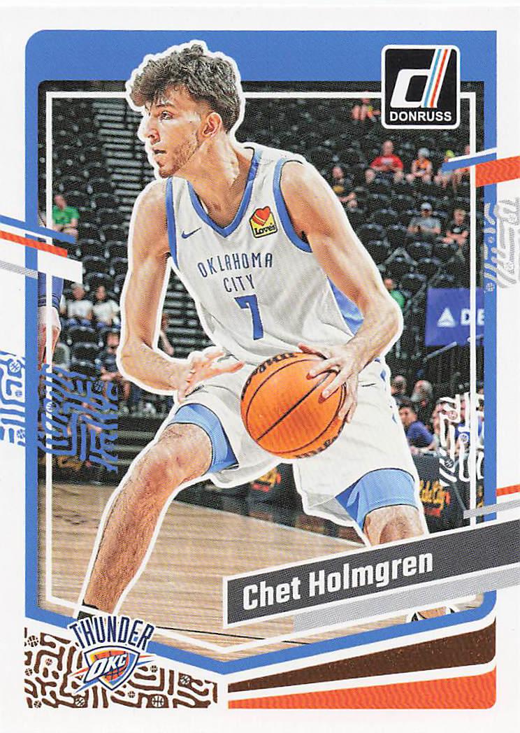 2023-24 Donruss Basketball Chet Holmgren #123
