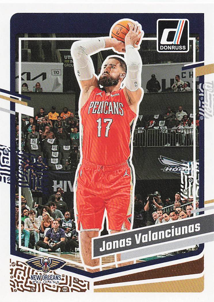2023-24 Donruss Basketball Jonas Valanciunas #180