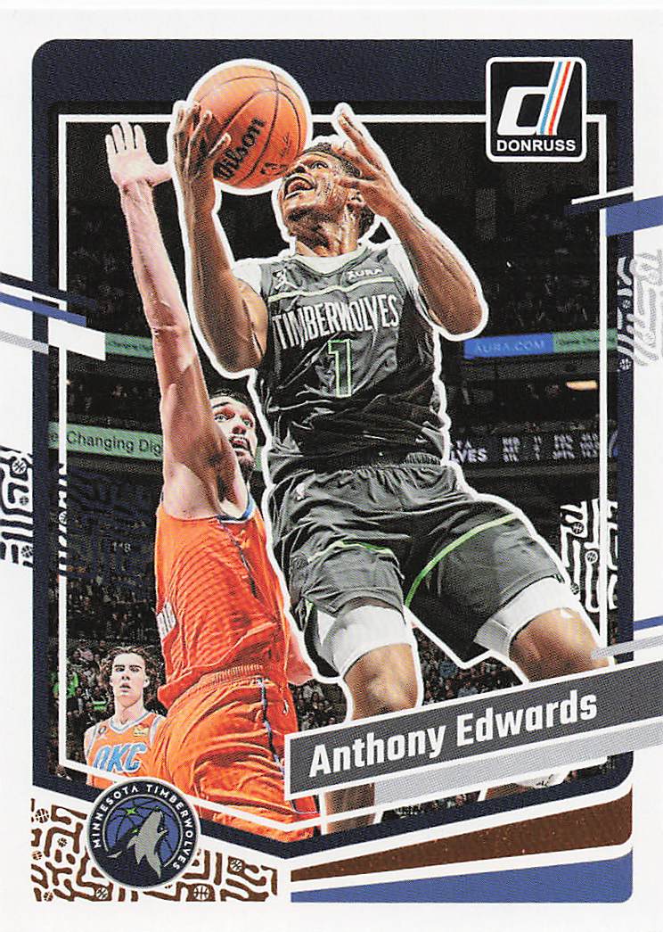 2023-24 Donruss Basketball Anthony Edwards #137