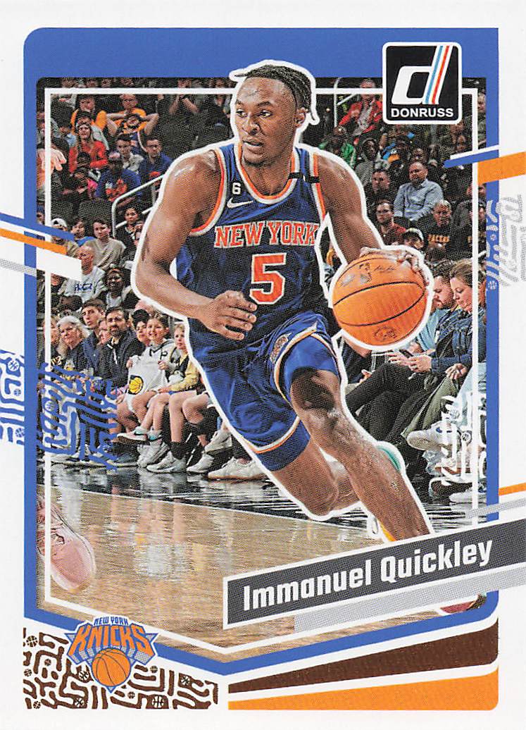 2020-21 Donruss Basketball Immanuel Quickley #213 Rookie