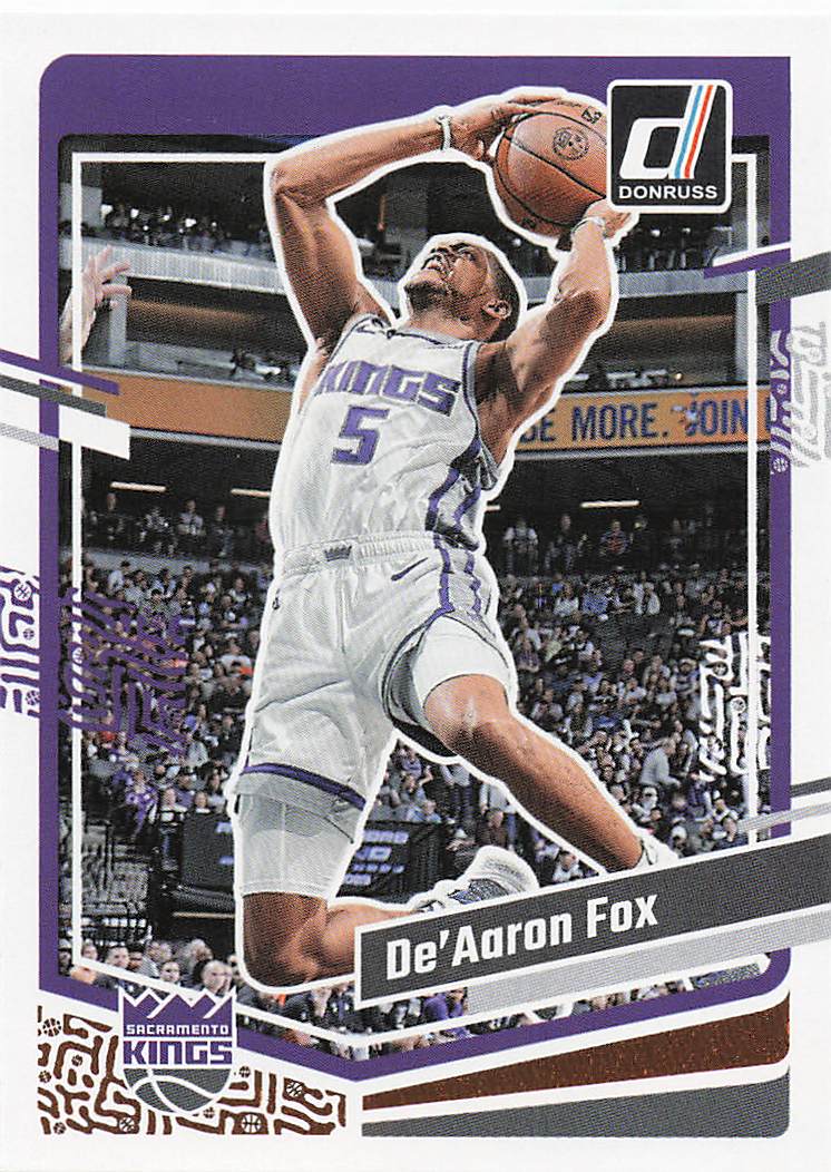 2021-22 Donruss Basketball De'Aaron Fox #126