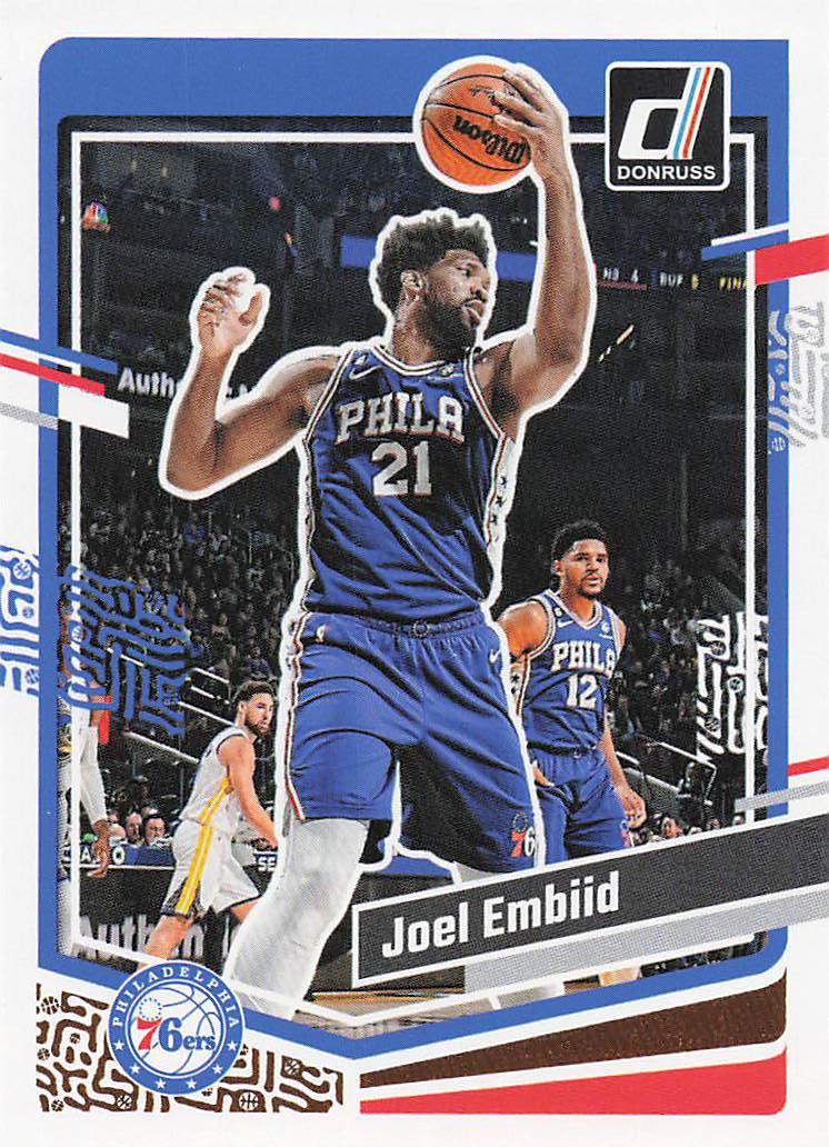 2023-24 Donruss Basketball Joel Embiid #110