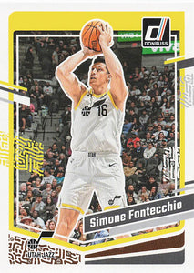 2023-24 Donruss Basketball Simone Fontecchio #143