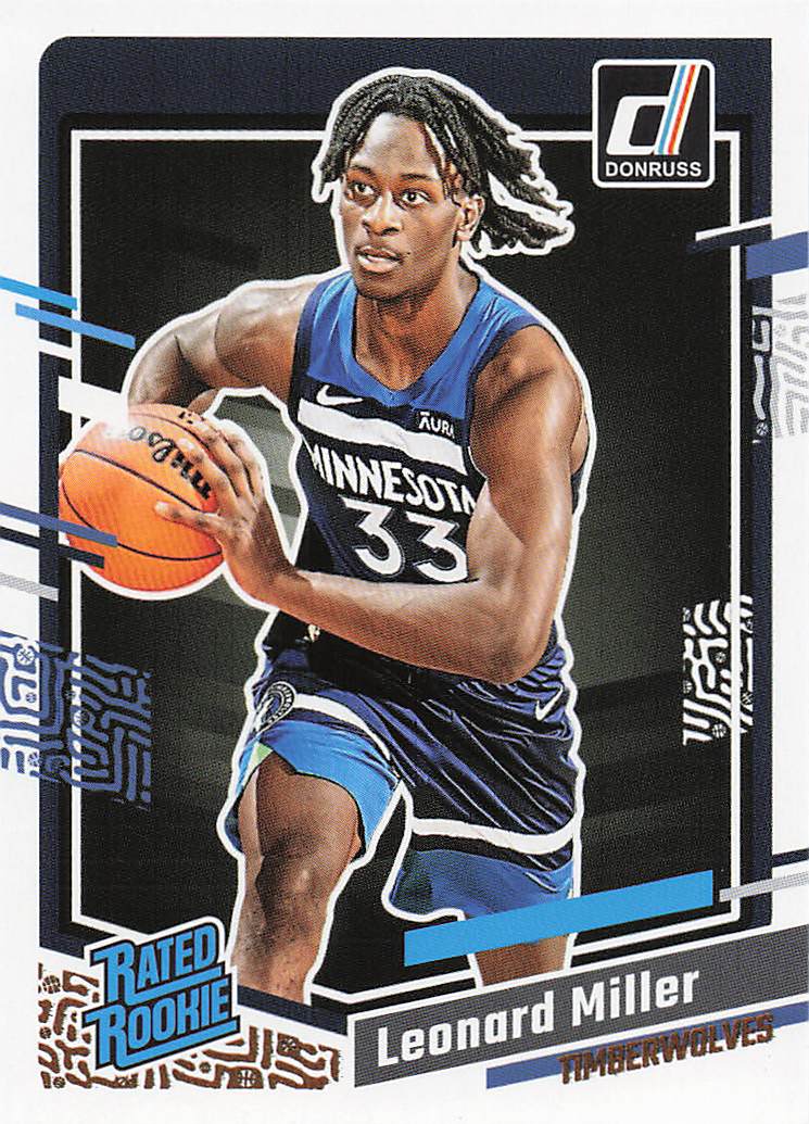 2023-24 Donruss Basketball Leonard Miller #209 Rookie