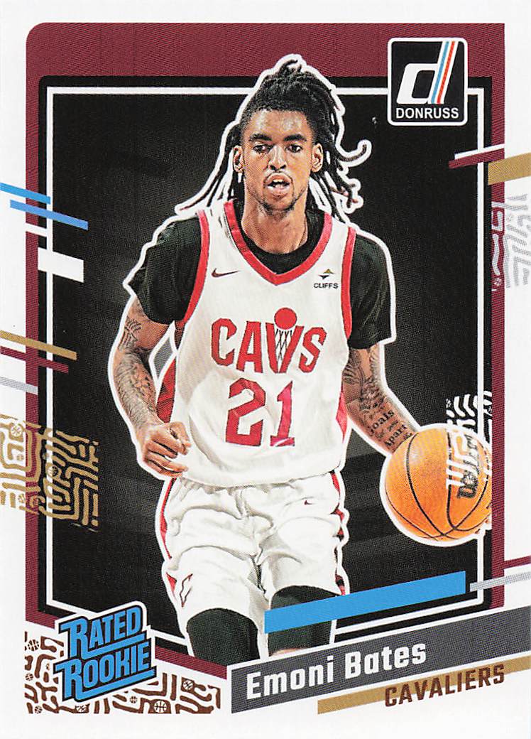 2023-24 Donruss Basketball Emoni Bates #205 Rookie