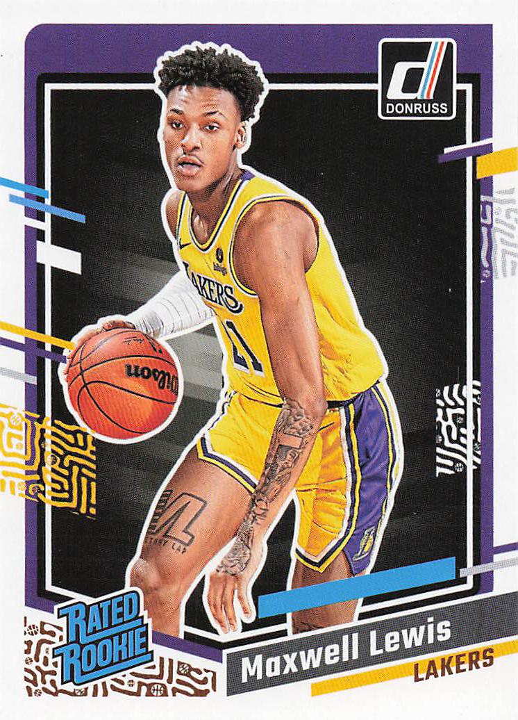 2023-24 Donruss Basketball Maxwell Lewis #235 Rookie