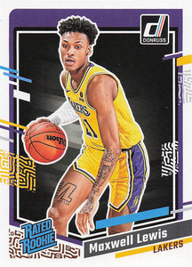 2023-24 Donruss Basketball Maxwell Lewis #235 Rookie
