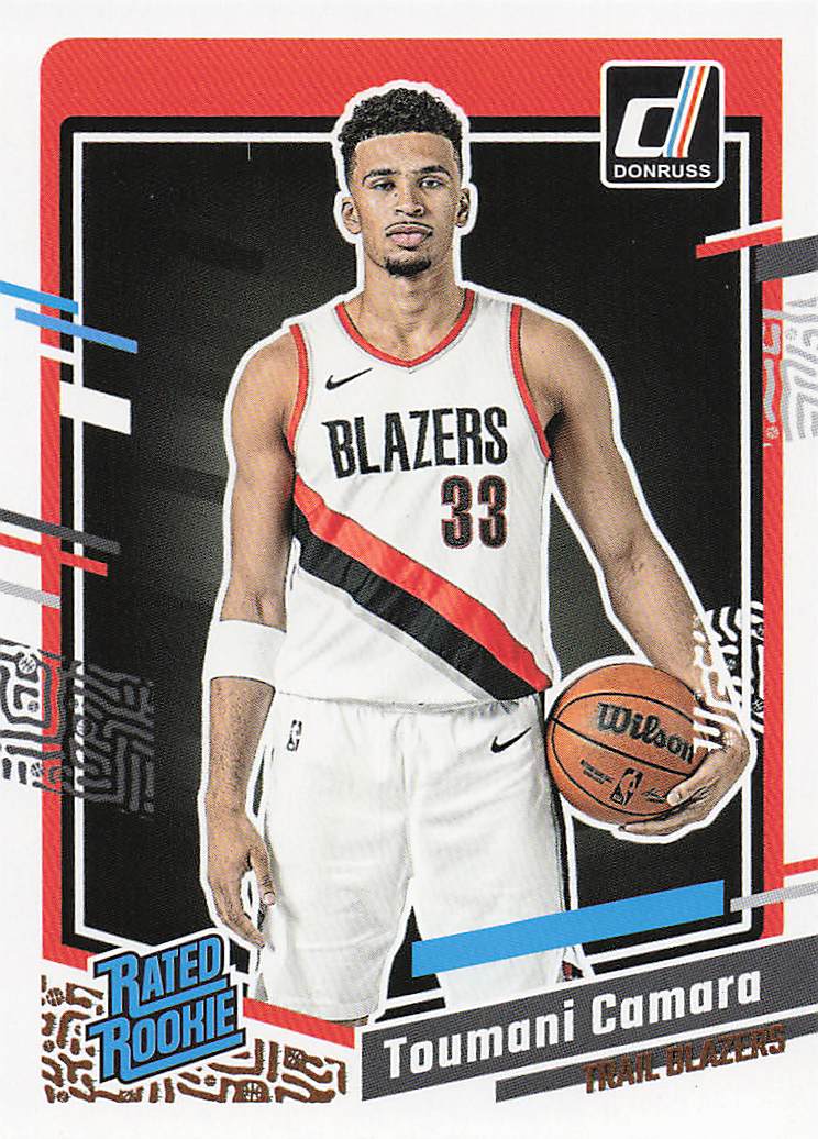 2023-24 Donruss Basketball Toumani Camara #245 Rookie