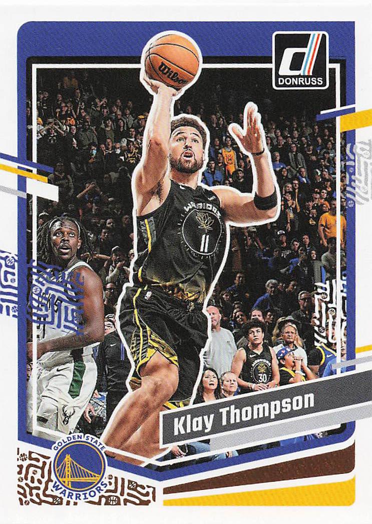 2023-24 Donruss Basketball Klay Thompson #185