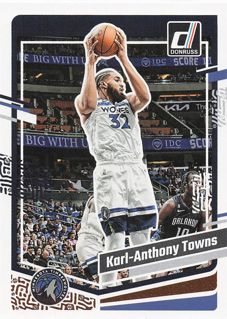2023-24 Donruss Basketball Karl-Anthony Towns #155