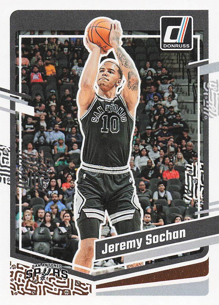 2023-24 Donruss Basketball Jeremy Sochan #168