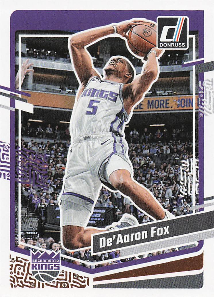 2021-22 Donruss Basketball De'Aaron Fox #126