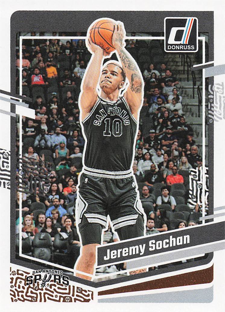 2023-24 Donruss Basketball Jeremy Sochan #168