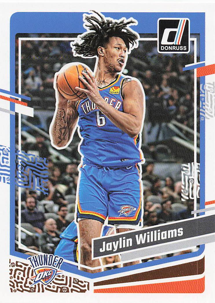 2023-24 Donruss Basketball Jaylin Williams #178