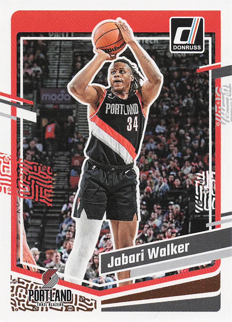 2023-24 Donruss Basketball Jabari Walker #156