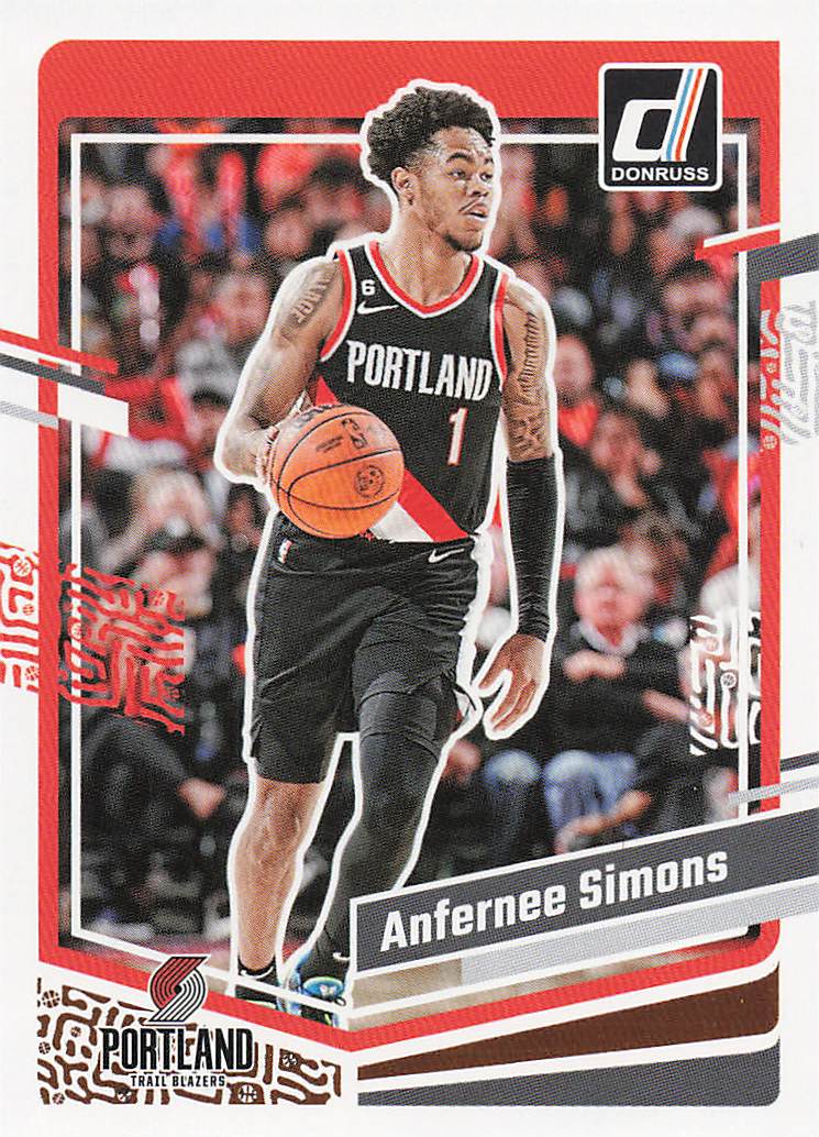 2023-24 Donruss Basketball Anfernee Simons #97