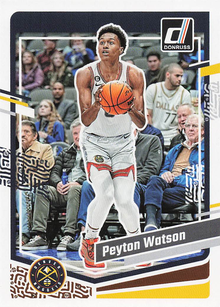 2023-24 Donruss Basketball Peyton Watson #26