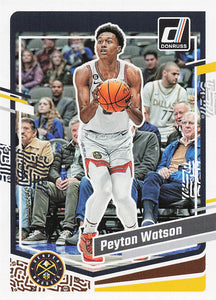 2023-24 Donruss Basketball Peyton Watson #26