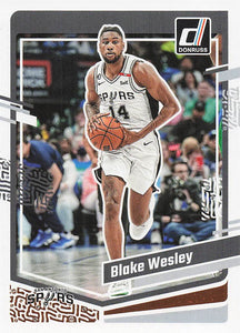2023-24 Donruss Basketball Blake Wesley #99