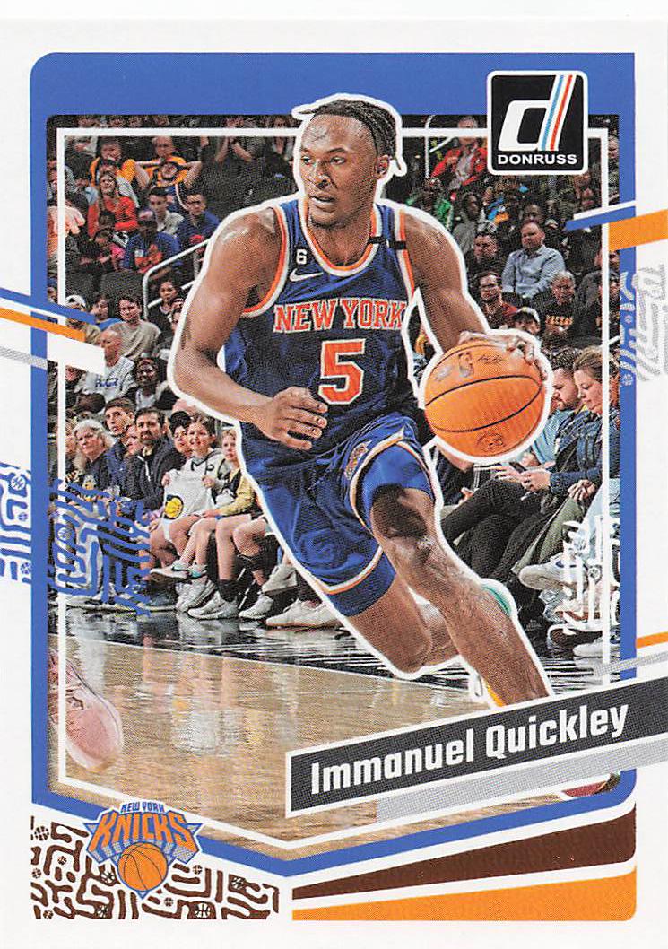 2020-21 Donruss Basketball Immanuel Quickley #213 Rookie