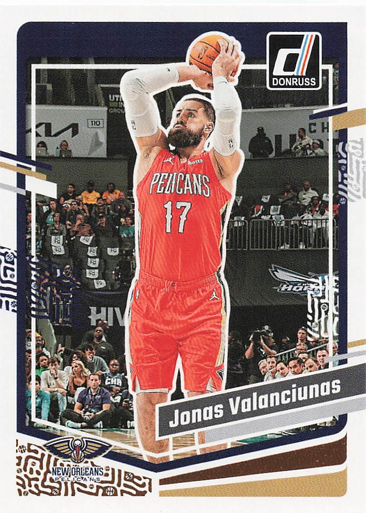 2023-24 Donruss Basketball Jonas Valanciunas #180