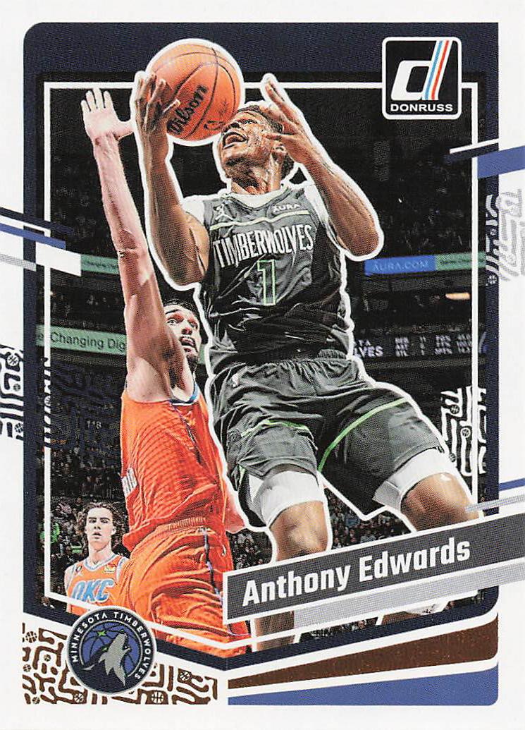 2023-24 Donruss Basketball Anthony Edwards #137