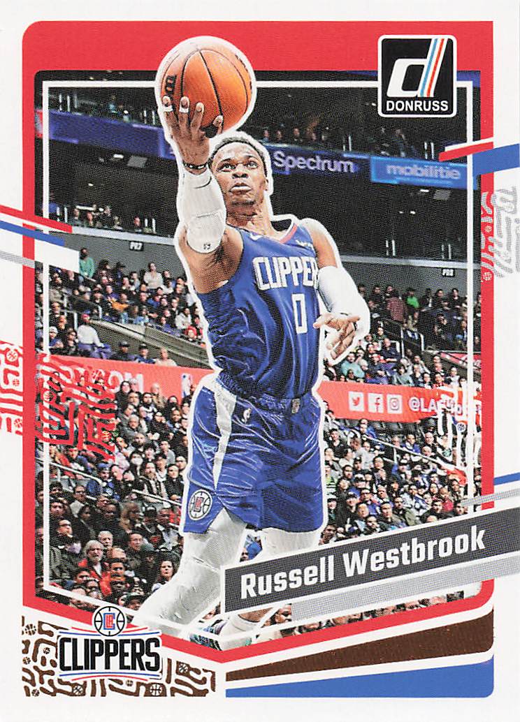 2016-17 Donruss Basketball Russell Westbrook #145