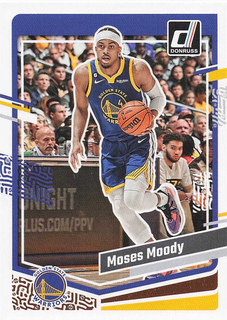 2023-24 Donruss Basketball Moses Moody #84