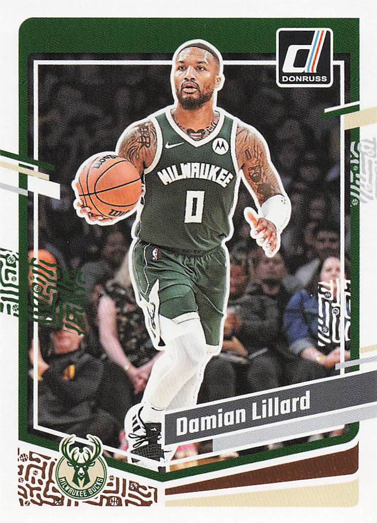 2023-24 Donruss Basketball Damian Lillard #44