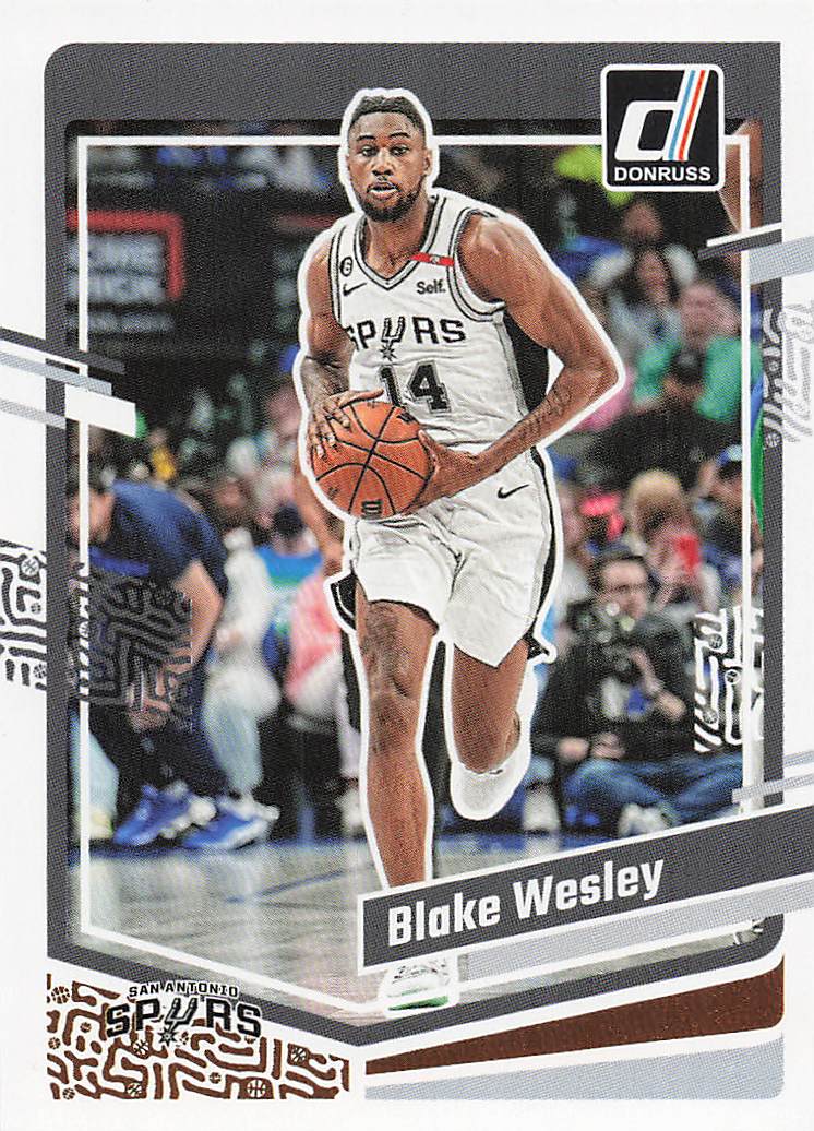 2023-24 Donruss Basketball Blake Wesley #99