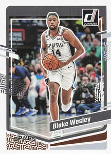 2023-24 Donruss Basketball Blake Wesley #99