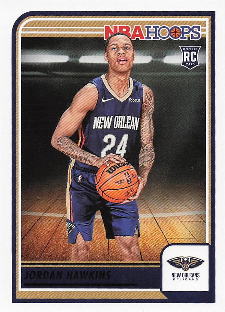 2023-24 Hoops Basketball Yellow Jordan Hawkins #269 Rookie