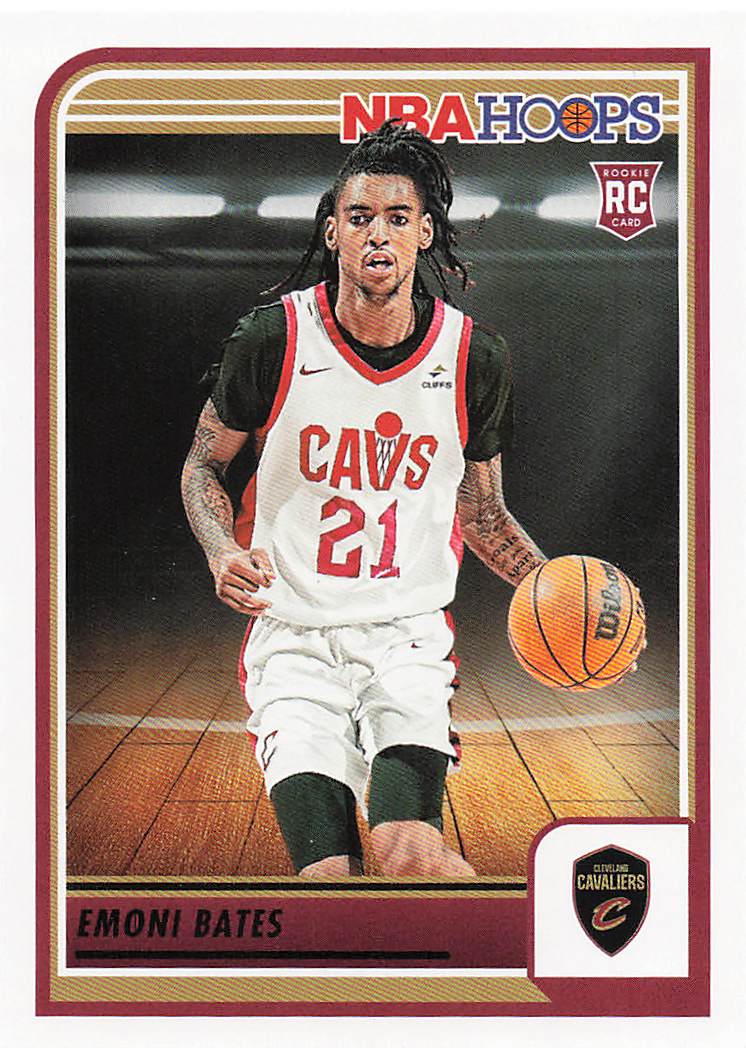 2023-24 Hoops Basketball Emoni Bates #266 Rookie