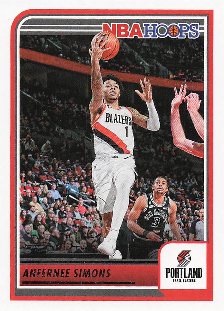 2023-24 Hoops Basketball Anfernee Simons #139