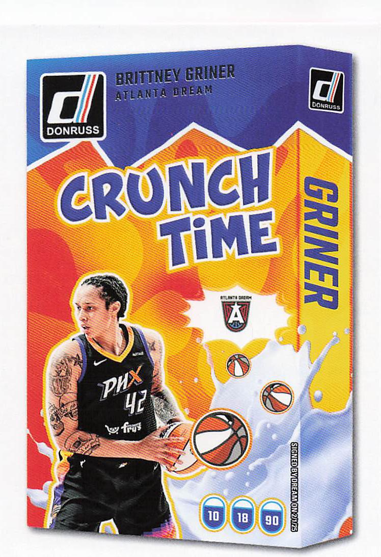 2025 Donruss WNBA Basketball Crunch Time Cameron Brink #17