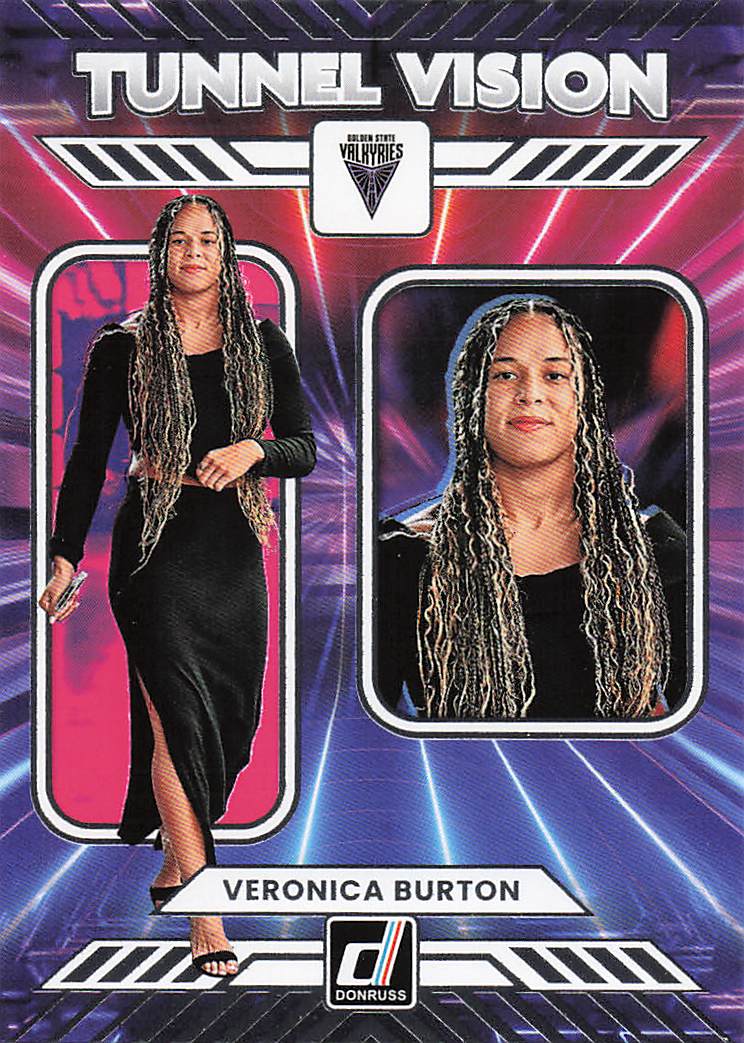 2025 Donruss WNBA Basketball Tunnel Vision Press Proof Veronica Burton #15