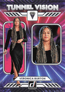 2025 Donruss WNBA Basketball Tunnel Vision Press Proof Veronica Burton #15