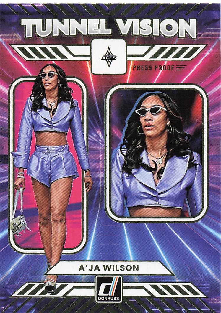 2025 Donruss WNBA Basketball Tunnel Vision A'ja Wilson #13