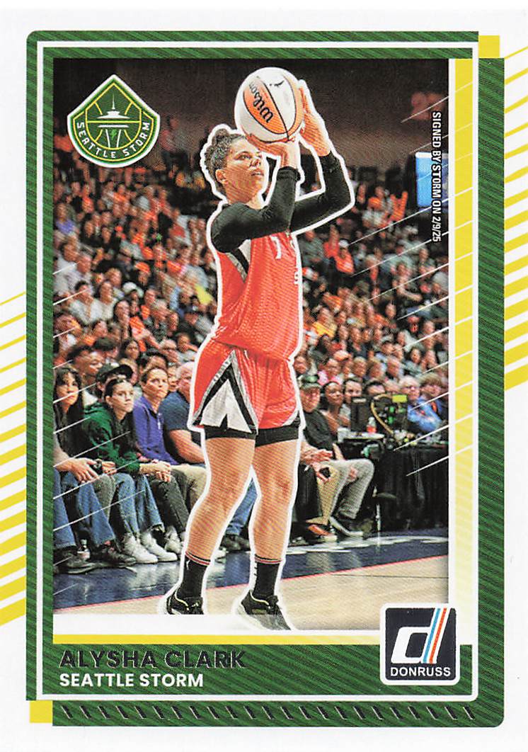 2025 Donruss WNBA Basketball Alysha Clark #61