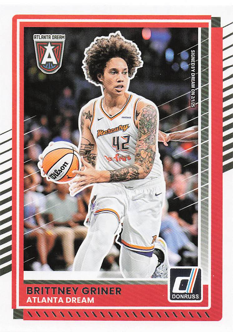 2025 Donruss WNBA Basketball Brittney Griner #62