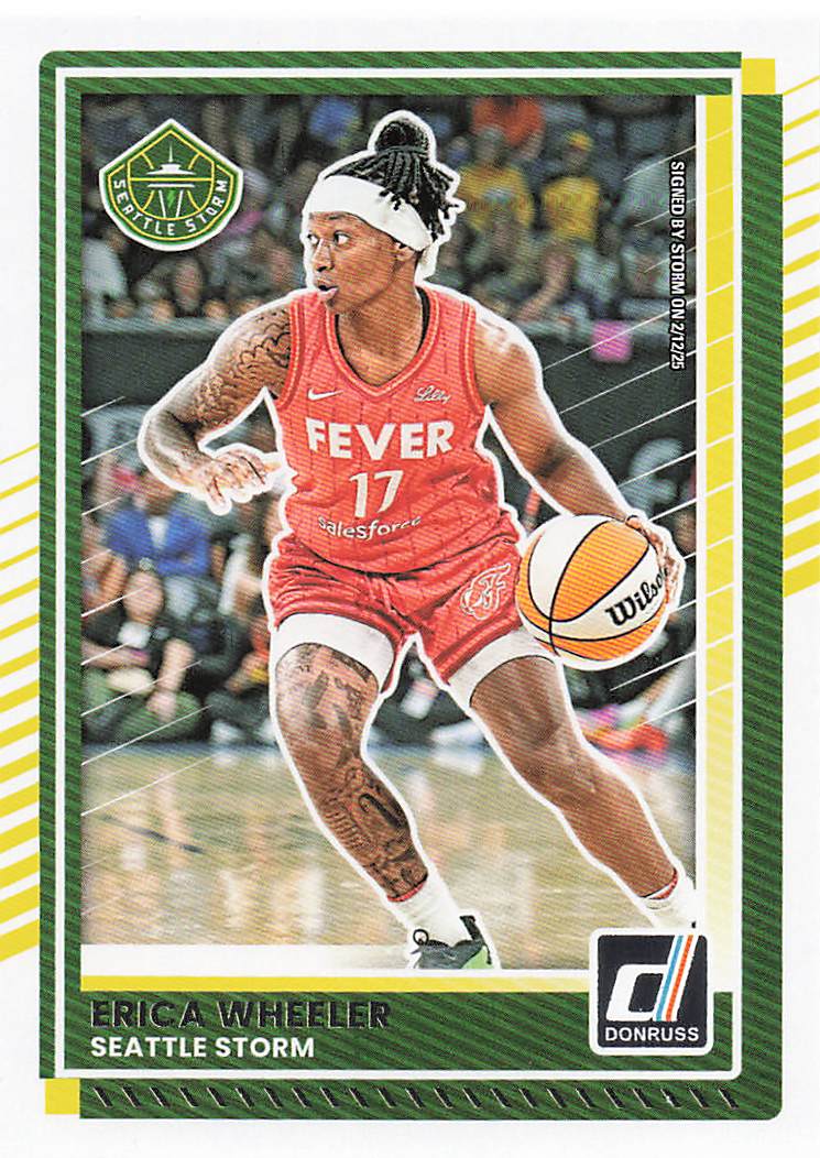 2025 Donruss WNBA Basketball Erica Wheeler #80