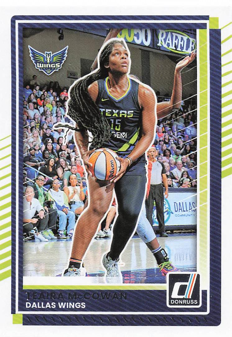 2025 Donruss WNBA Basketball Teaira McCowan #57