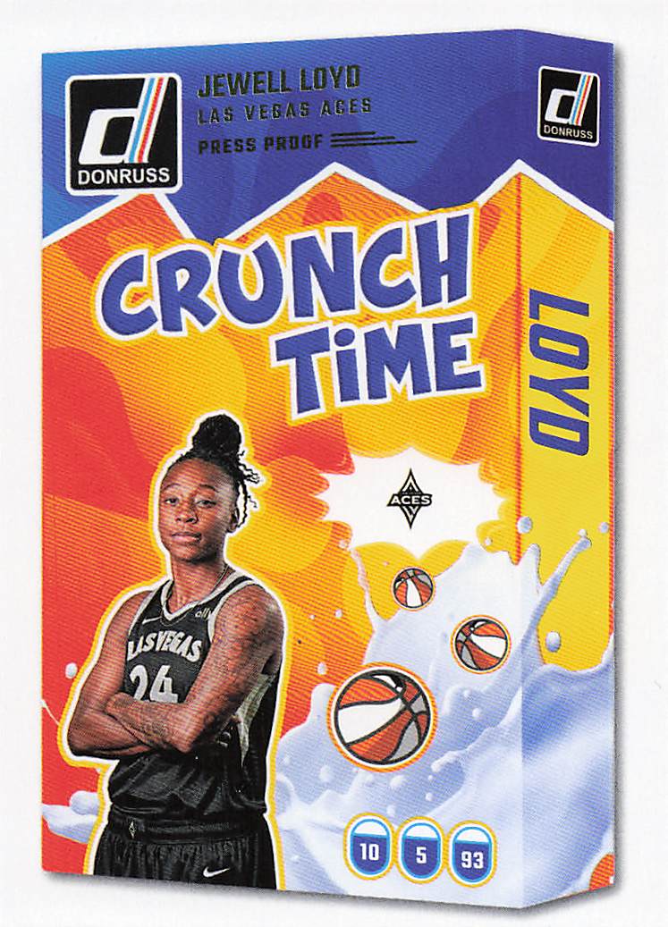 2025 Donruss WNBA Basketball Crunch Time Jewell Loyd #2