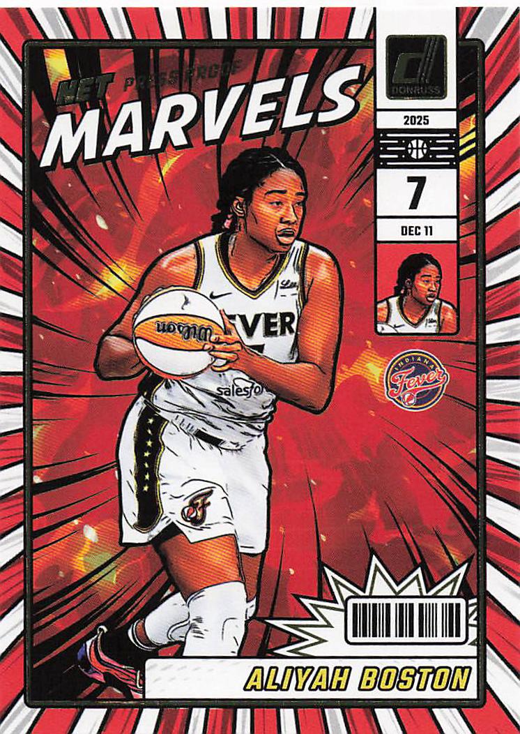 2025 Donruss WNBA Basketball Net Marvels Aliyah Boston #10