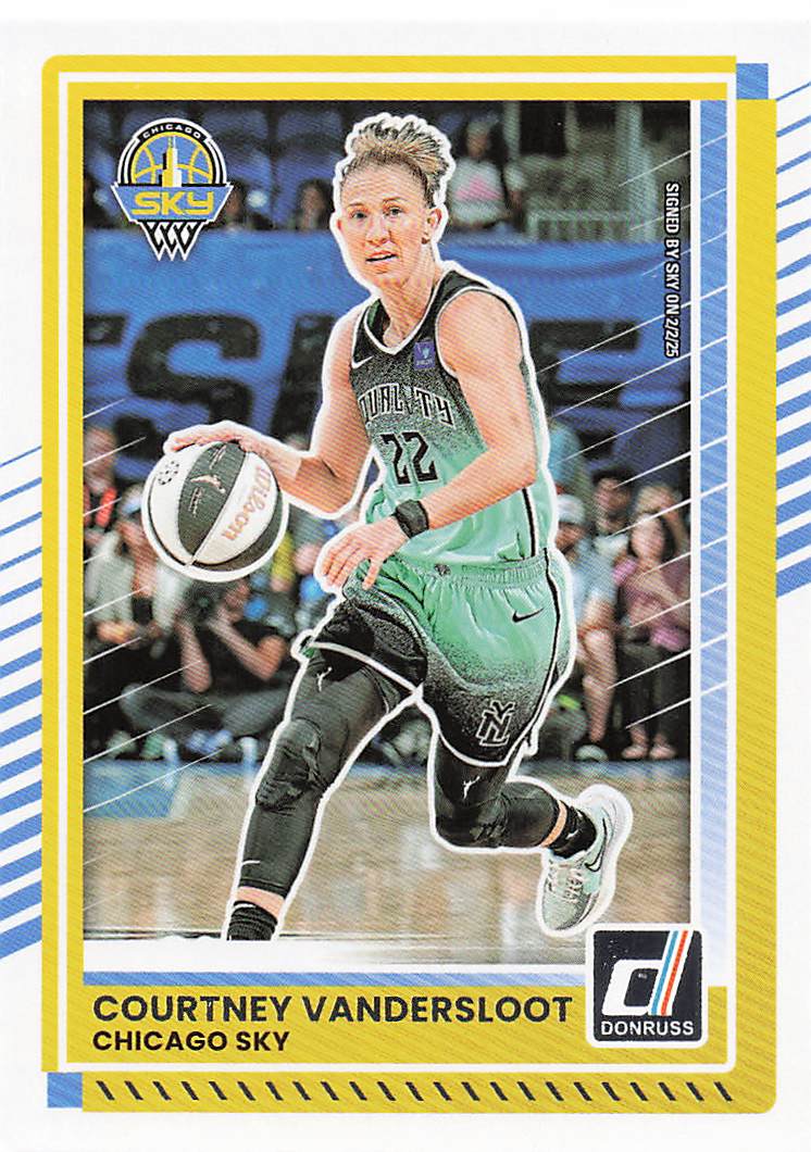 2025 Donruss WNBA Basketball Courtney Vandersloot #34