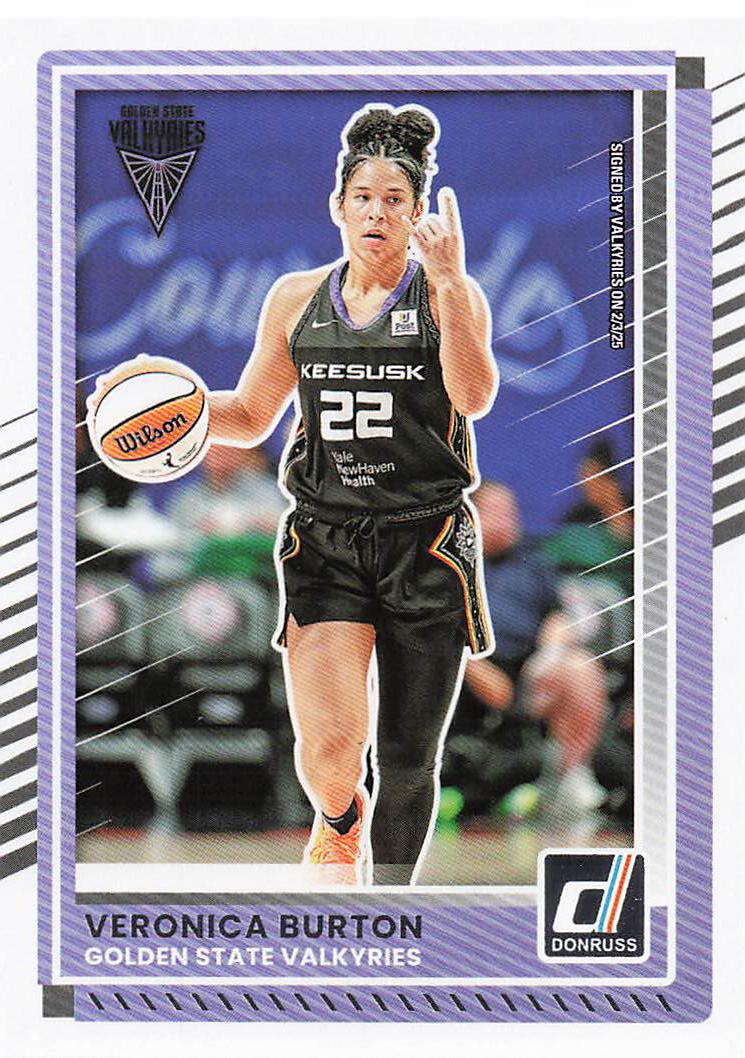 2025 Donruss WNBA Basketball Veronica Burton #21