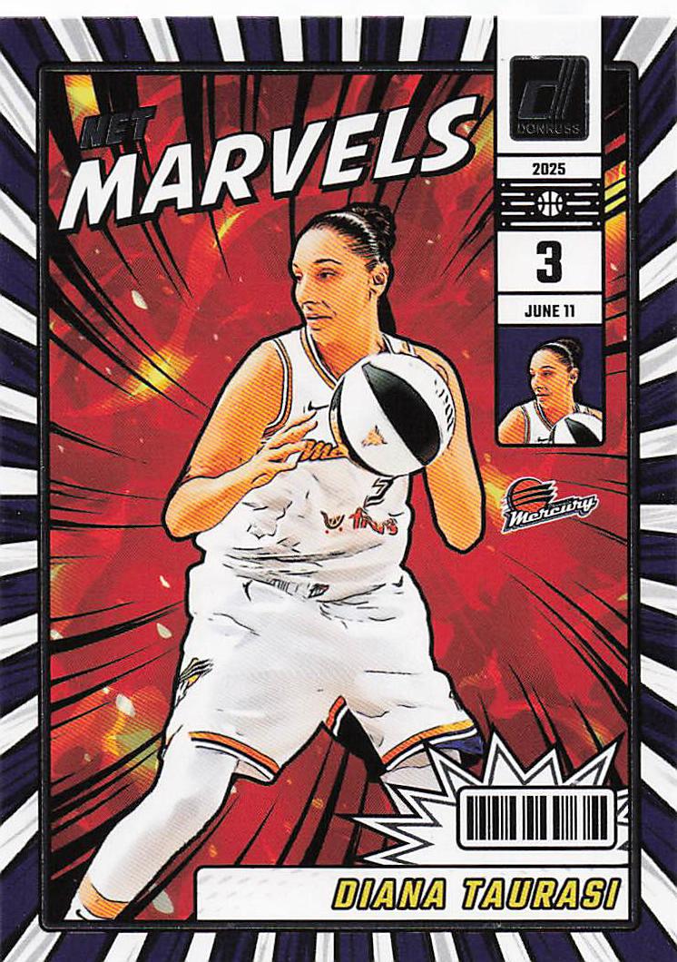 2025 Donruss WNBA Basketball Net Marvels Diana Taurasi #14
