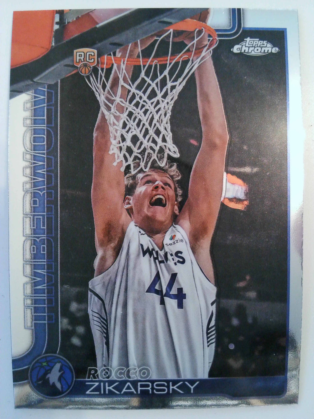 2025-26 Topps Chrome Basketball Rocco Zikarsky #296 Rookie
