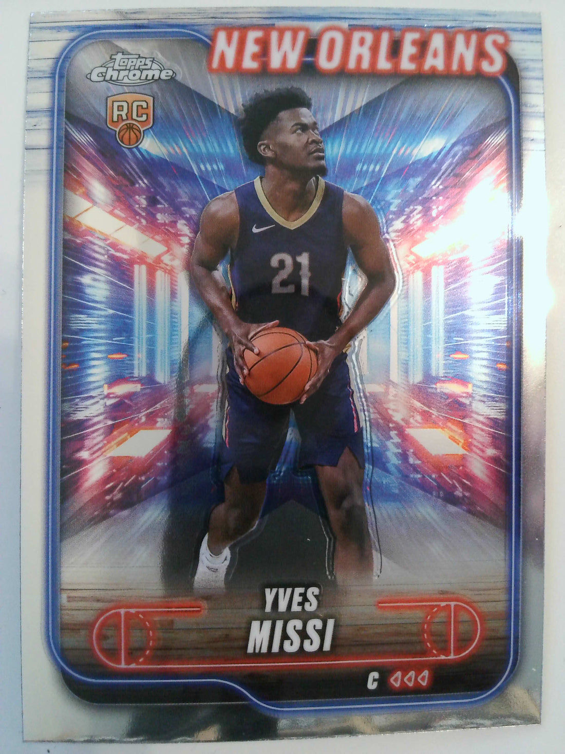 2024-25 Topps Chrome Basketball Yves Missi #156 Rookie